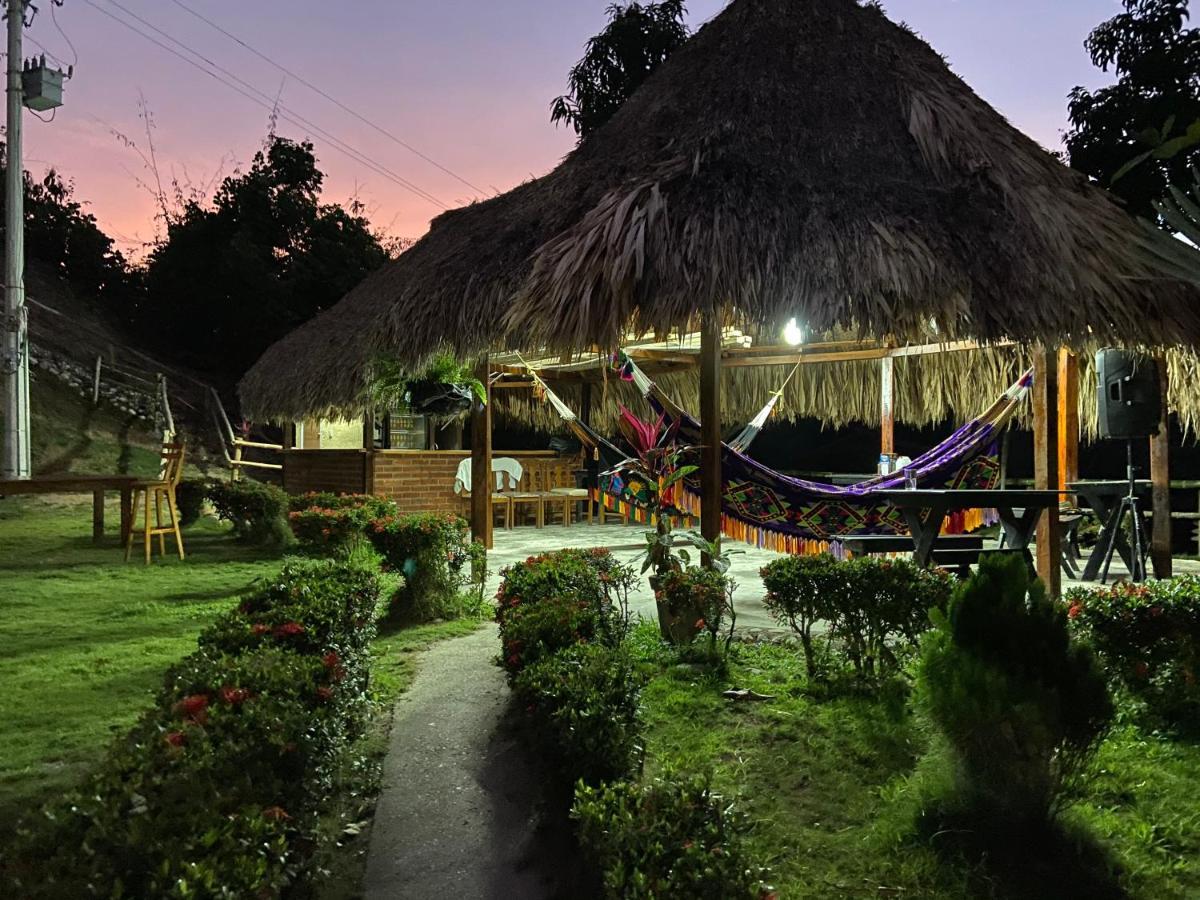 Ecohostal Palmares Del Rio Guachaca Exteriör bild