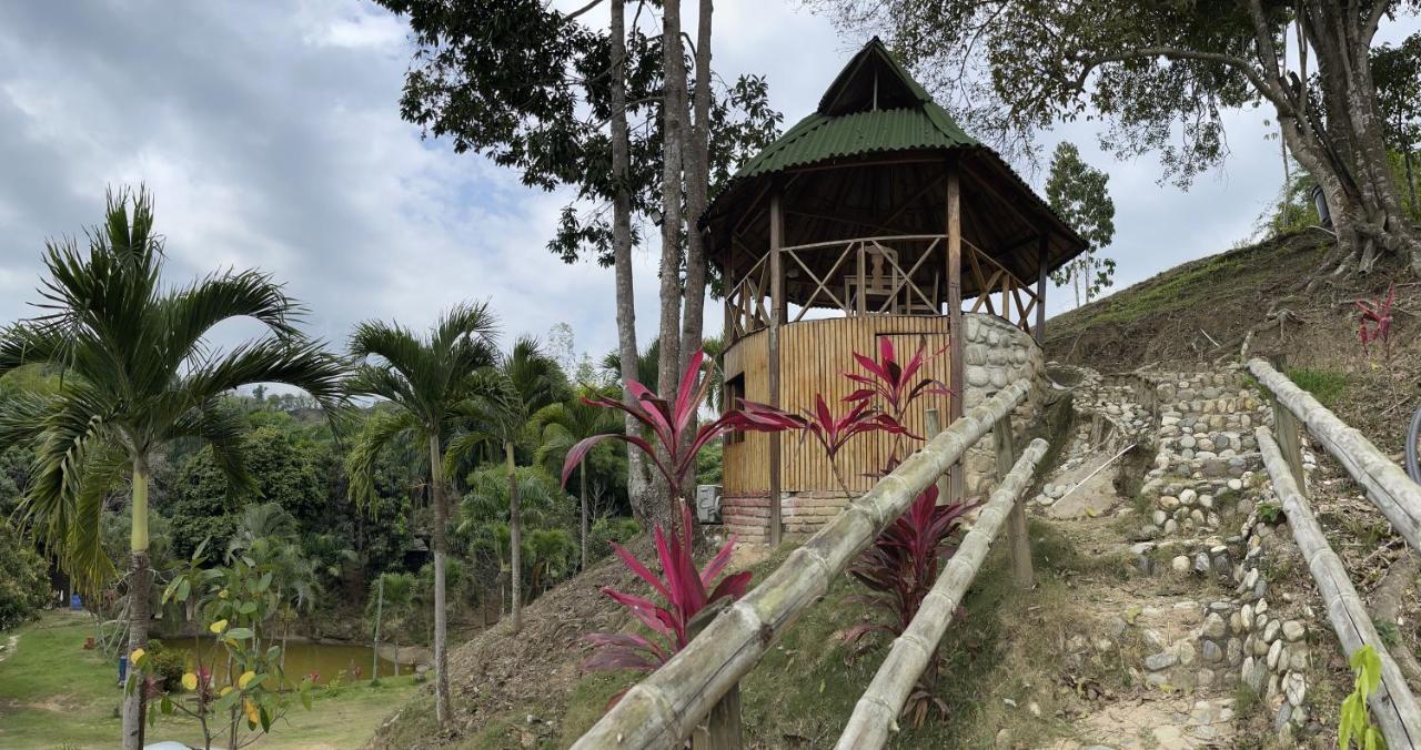 Ecohostal Palmares Del Rio Guachaca Exteriör bild