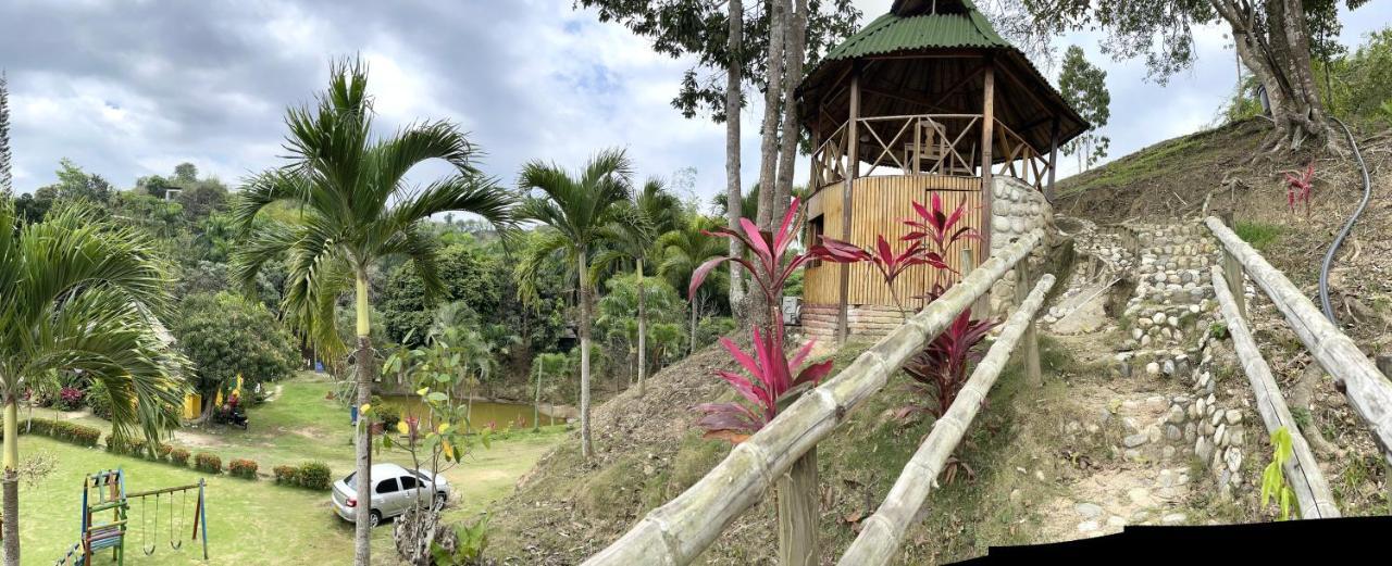 Ecohostal Palmares Del Rio Guachaca Exteriör bild
