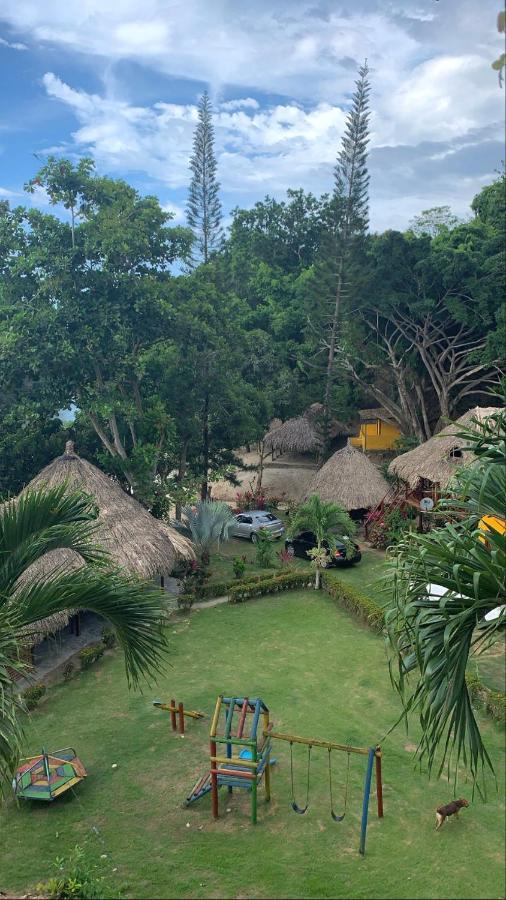 Ecohostal Palmares Del Rio Guachaca Exteriör bild