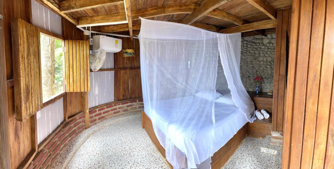 Ecohostal Palmares Del Rio Guachaca Exteriör bild