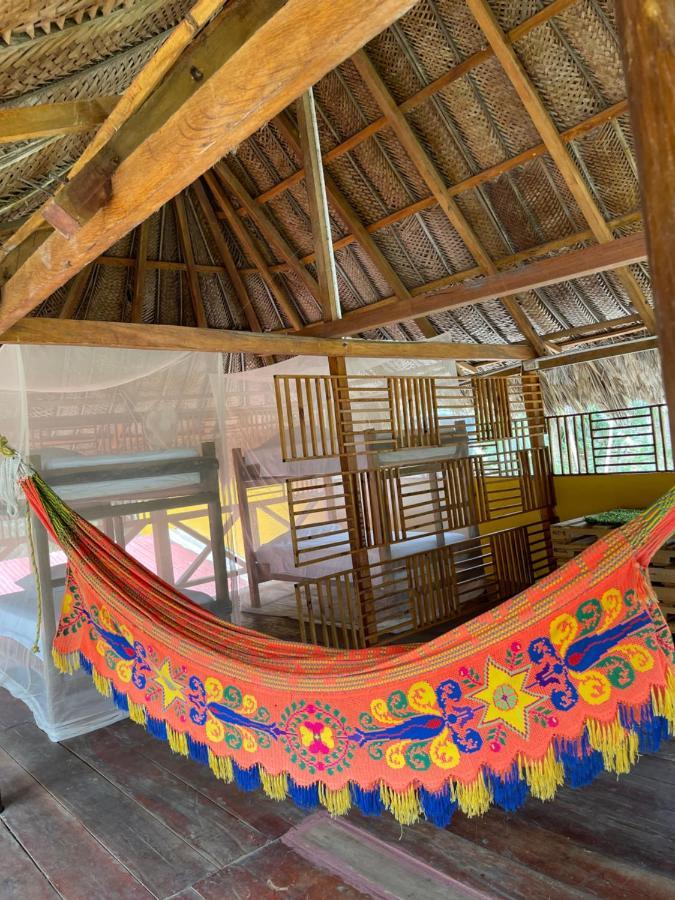 Ecohostal Palmares Del Rio Guachaca Exteriör bild